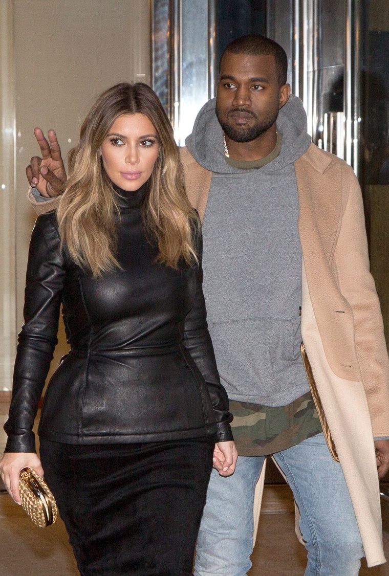 Image: BESTPIX - Kim Kardashian And Kanye West Sighting In Paris