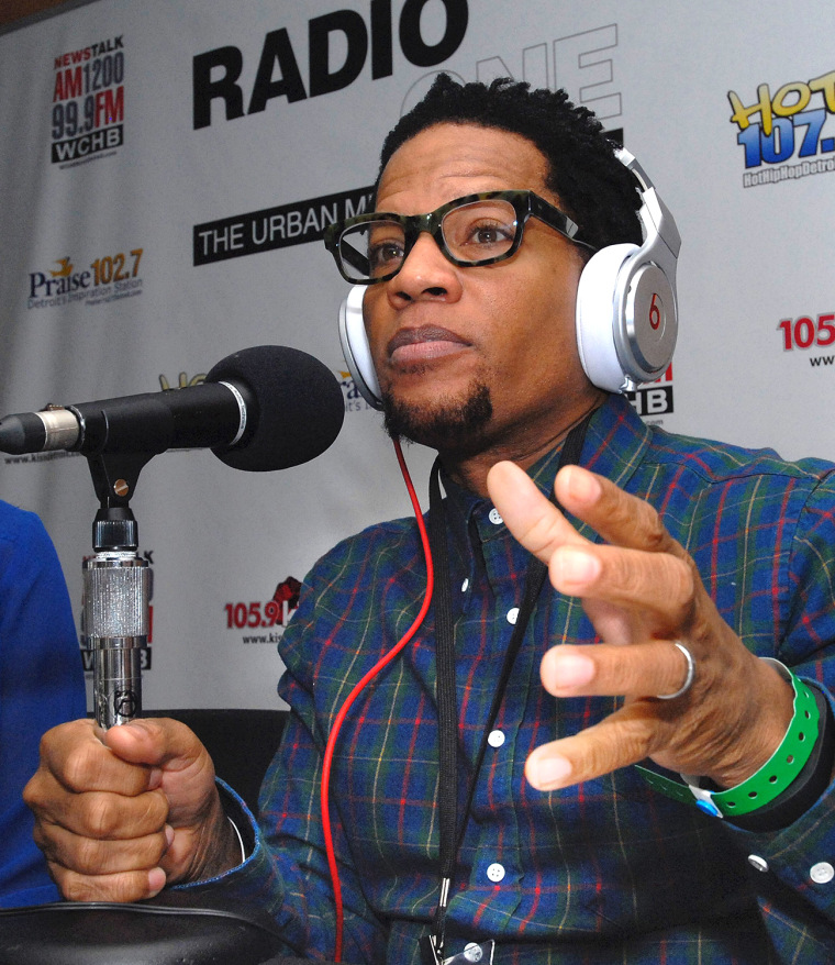 Image: \"The D.L. Hughley Radio Show\" Broadcasts Live At The North American International Auto Show