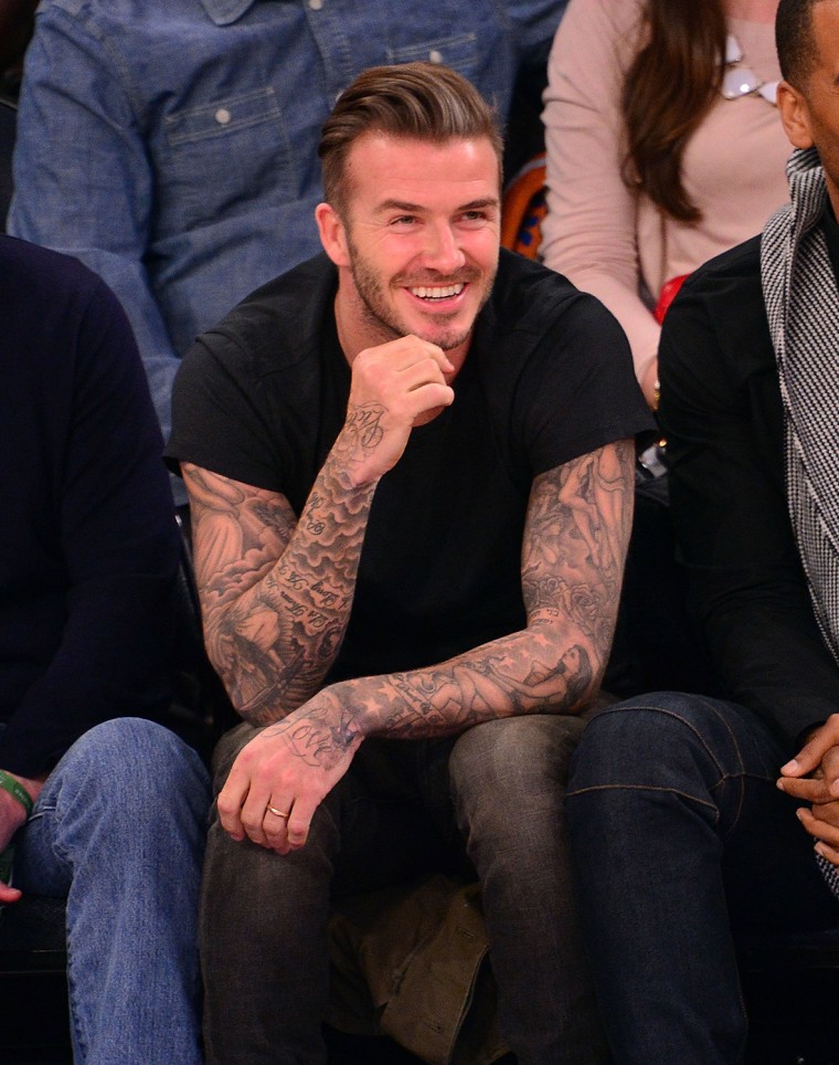 Image: Celebrities Attend The Miami Heat Vs New York Knicks Game