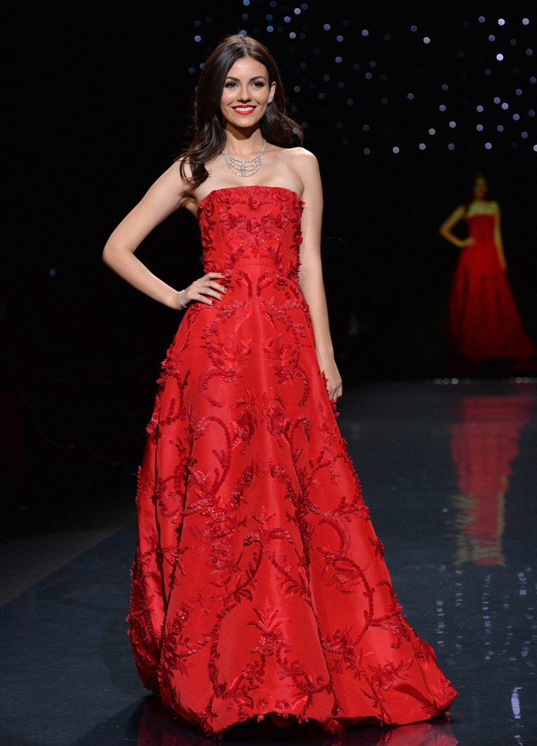 Image: US-FASHION-THE RED DRESS COLLECTION