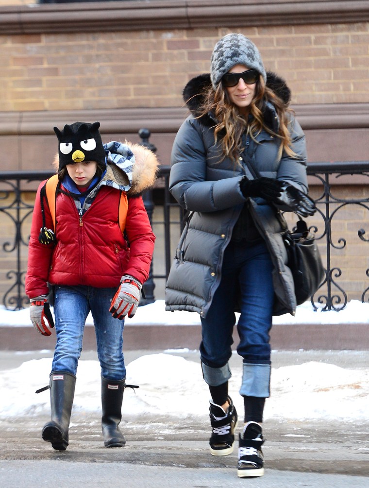 Image: Celebrity Sightings In New York City - February 12, 2014