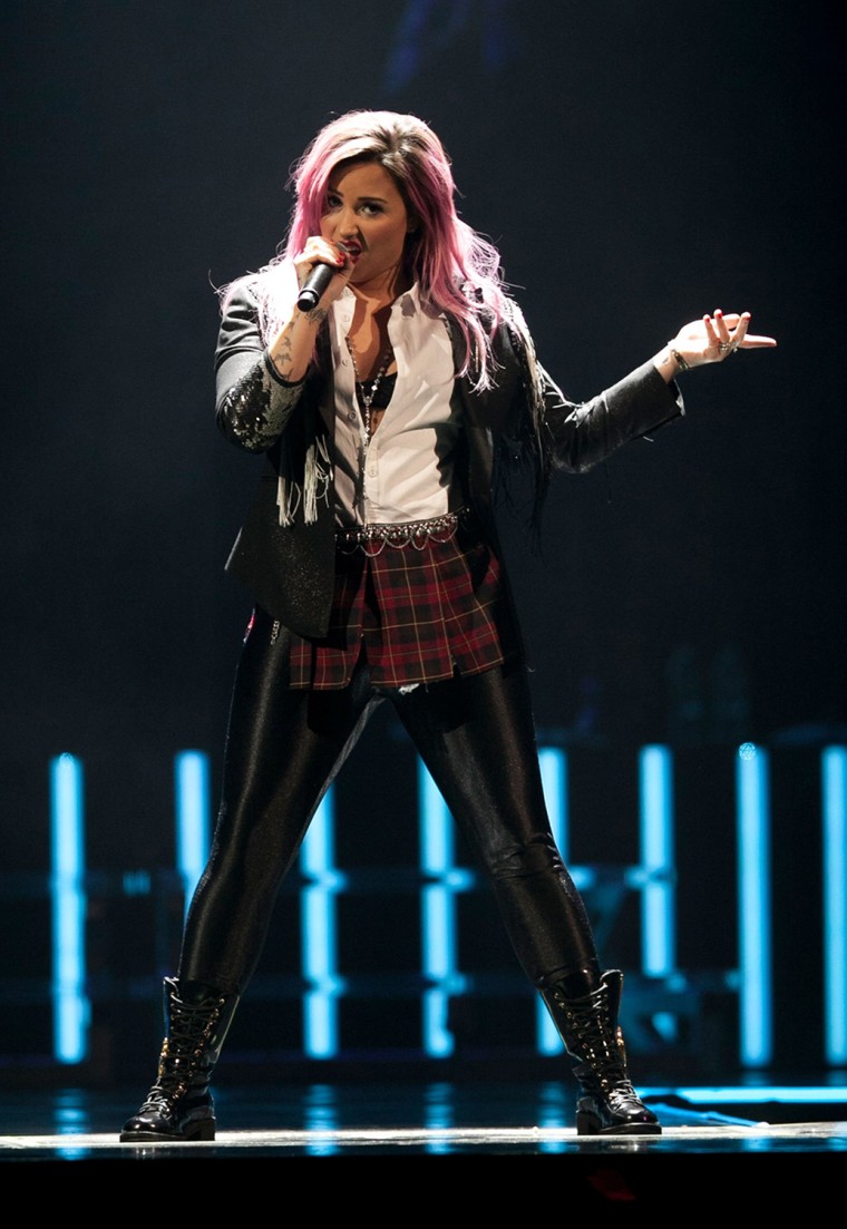 Image: Demi Lovato Performs At The Honda Center