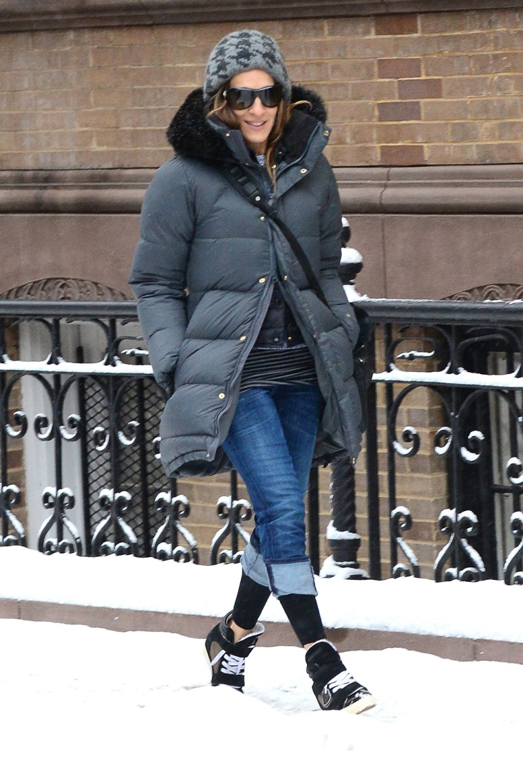 Image: Celebrity Sightings In New York City - February 18, 2014