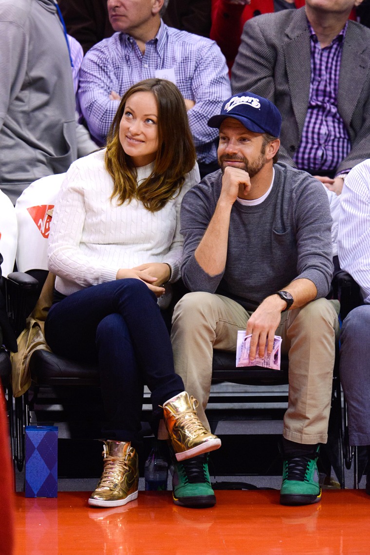 Image: Celebrities At The Los Angeles Clippers Game