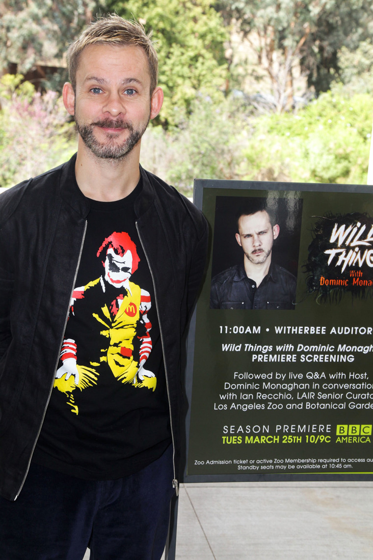 Image: BBC AMERICA Wild Things With Dominic Monaghan Season Two Premiere Screening At The LA Zoo And Botanical Gardens
