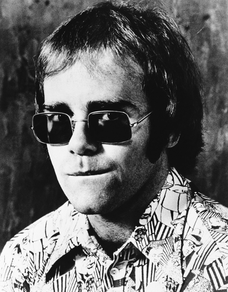 Rock star Elton John is shown, 1971. (AP Photo)