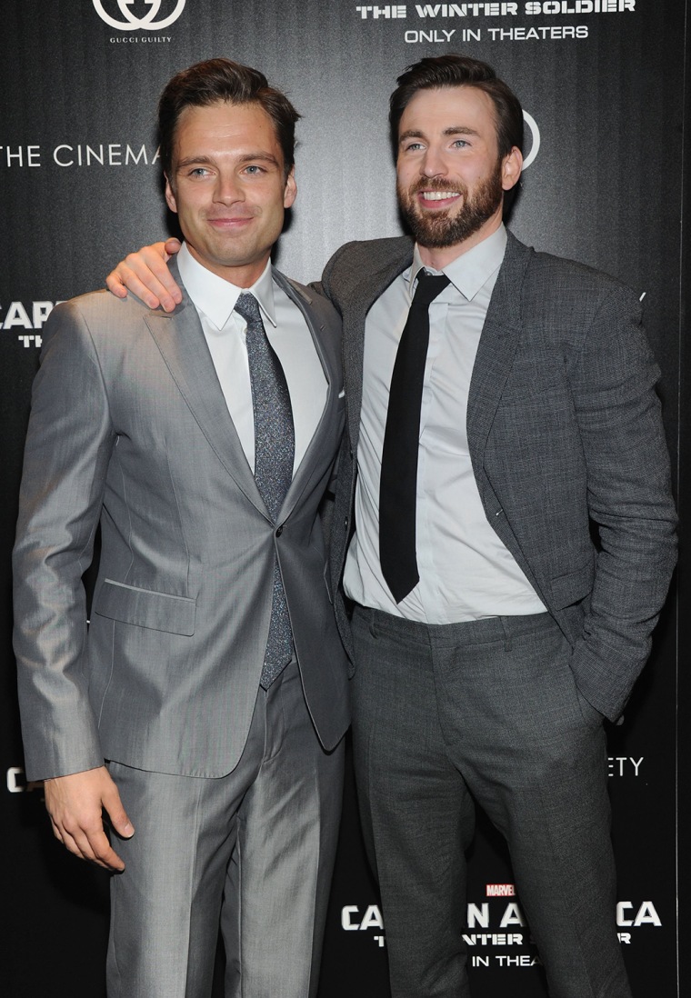 Image: The Cinema Society &amp; Gucci Guilty Host A Screening Of Marvel's \"Captain America: The Winter Soldier\" - Arrivals