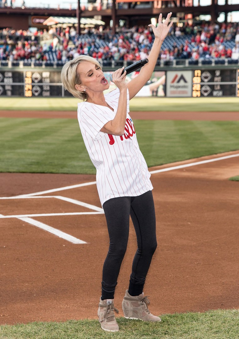 Image: Kristin Chenoweth Sings National Anthem At Phillies Asthma Awareness Night