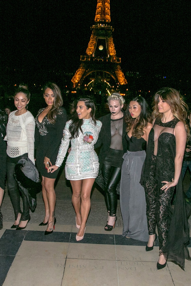 Image: Kardashian West Wedding Party Sightings In Paris
