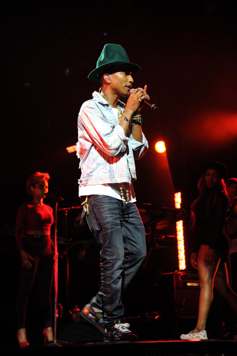 Image: Pharrell Performs For The \"American Express Unstaged\" Music Series, Directed By Spike Lee, Live Streamed From The Apollo Theatre