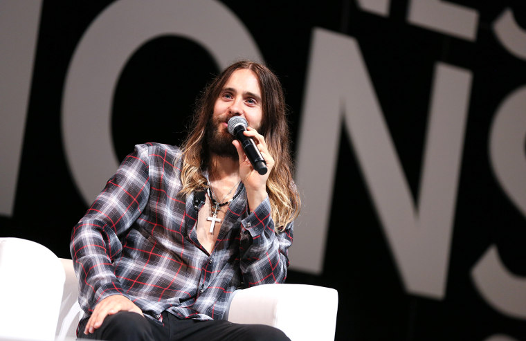 Image: Clear Channel Media And Entertainment: A Conversation With Benjamin Palmer  Jared Leto At Grand Audi Theater, Palais At Cannes Lions Festival