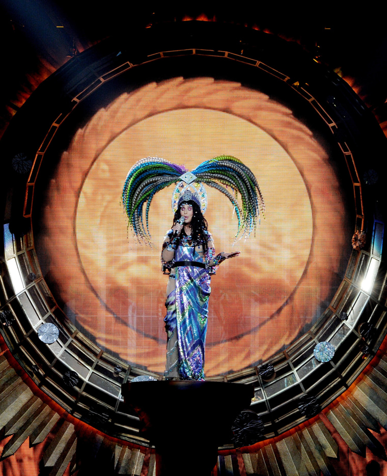 Image: Cher In Concert With Cyndi Lauper \"Dressed 2 Kill\" Tour