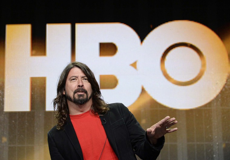 Image: Musician Dave Grohl, director of \"Foo Fighters: Sonic Highways,\" during TCA Cable Summer Press Tour in Beverly Hills