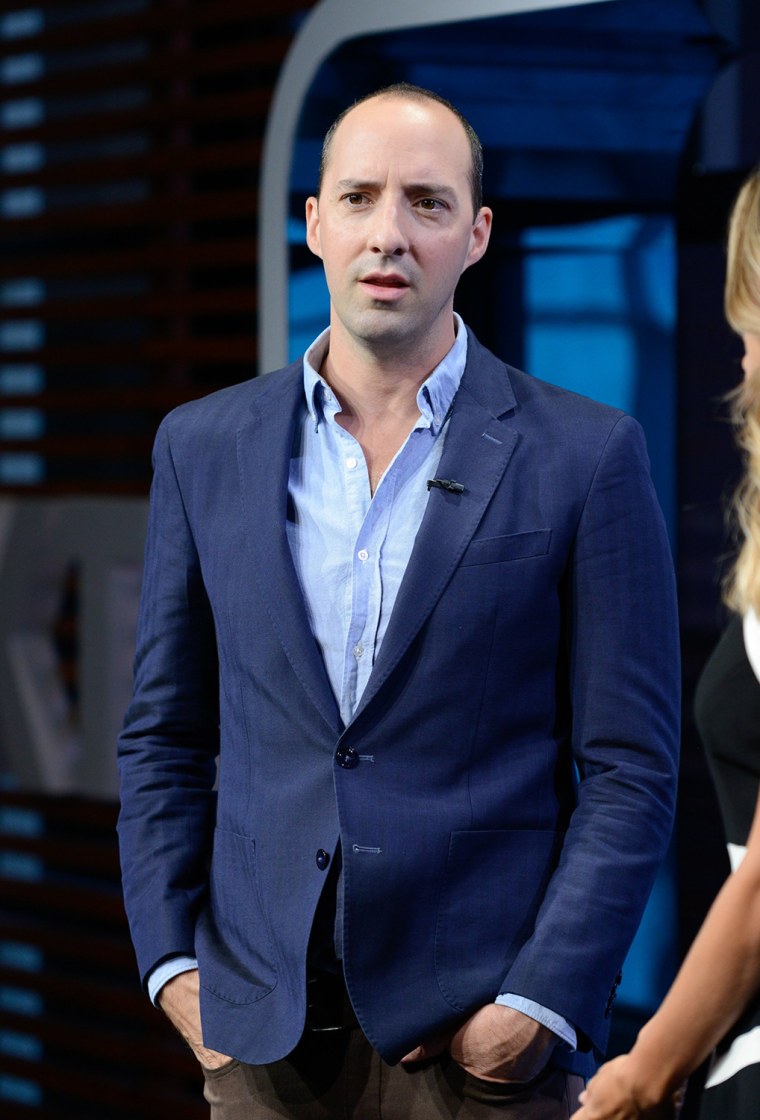 Image: Adrien Brody, Nick Viall And Tony Hale On \"Extra\"