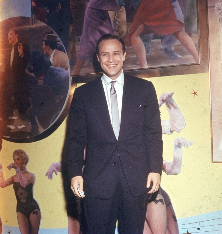 Marlon Brando Smiling In Suit