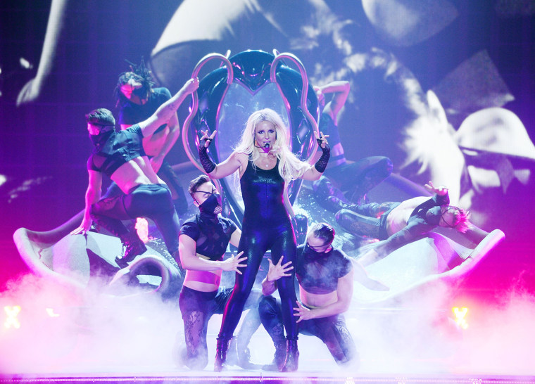 Image: Britney Spears Performs During Her Britney: Piece Of Me Show At Planet Hollywood Las Vegas