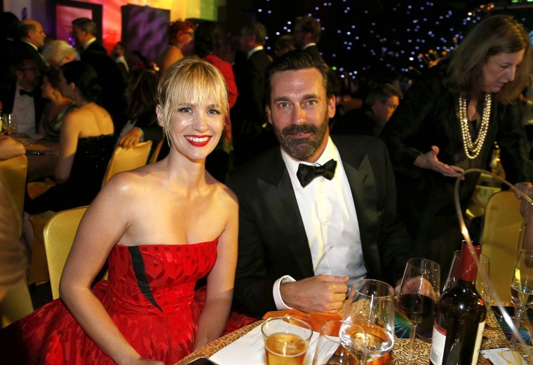 Image: January Jones and Jon Hamm attend the Governors Ball for the 66th Primetime Emmy Awards in Los Angeles
