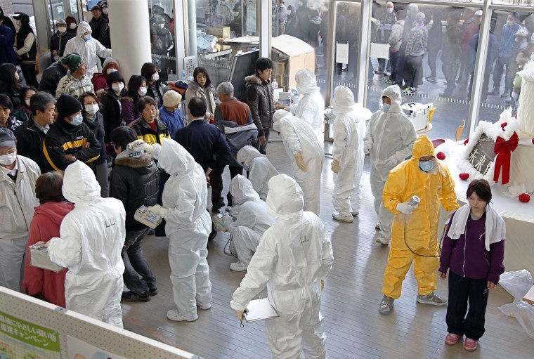 Image: Evacuees from the west side of Fukushima