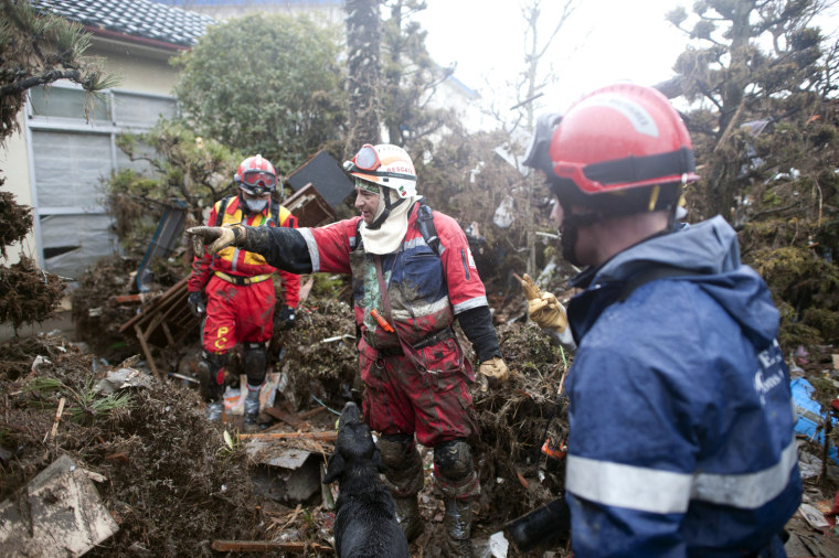 Image: A search and rescue personnel from the M