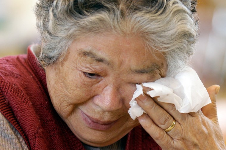 Tear after tear. Tear after tear