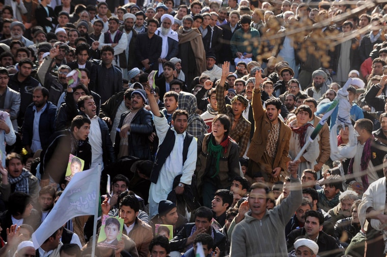 Image: AFGHANISTAN-CRIME-PROTEST