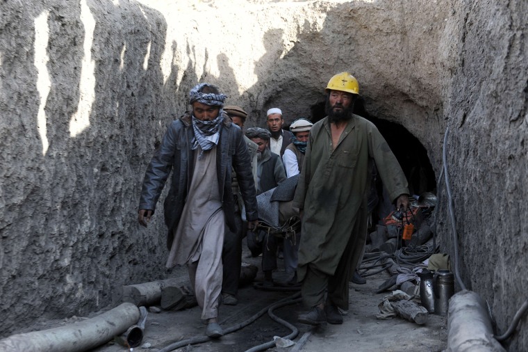Image: AFGHANISTAN-MINING-ACCIDENT