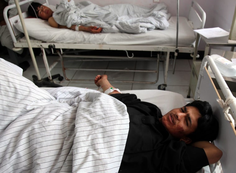 Image: Atleast 37 people were killed in a suicide bomb attack in Kunduz
