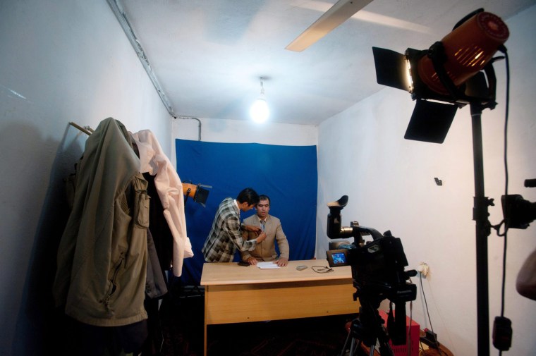 Image: Puli Khumri regional studio of Afghan public broadcaster