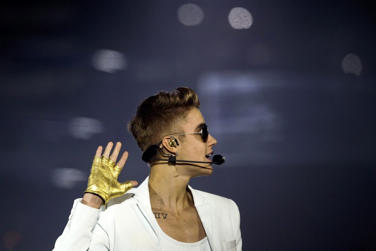 Image: Justin Bieber performs in Lisbon