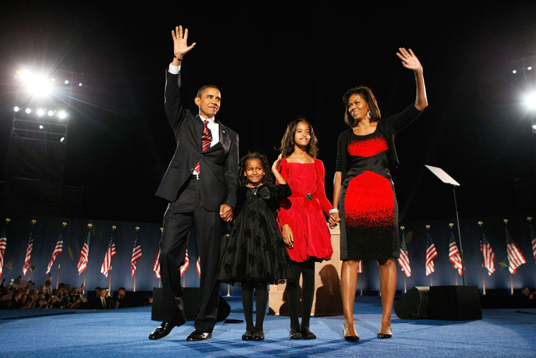 Image: Barack Obama Holds Election Night Gathering In Chicago's Grant Park