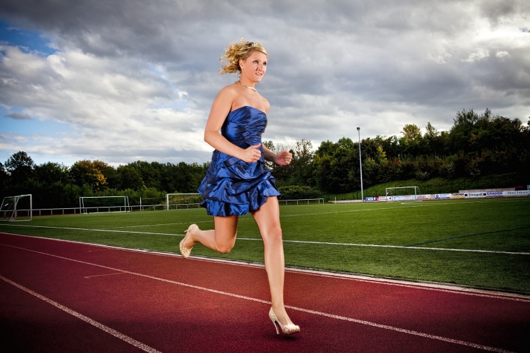 Image: Guinness-2014- Julia Plecher - Fastest 100m in High Heels