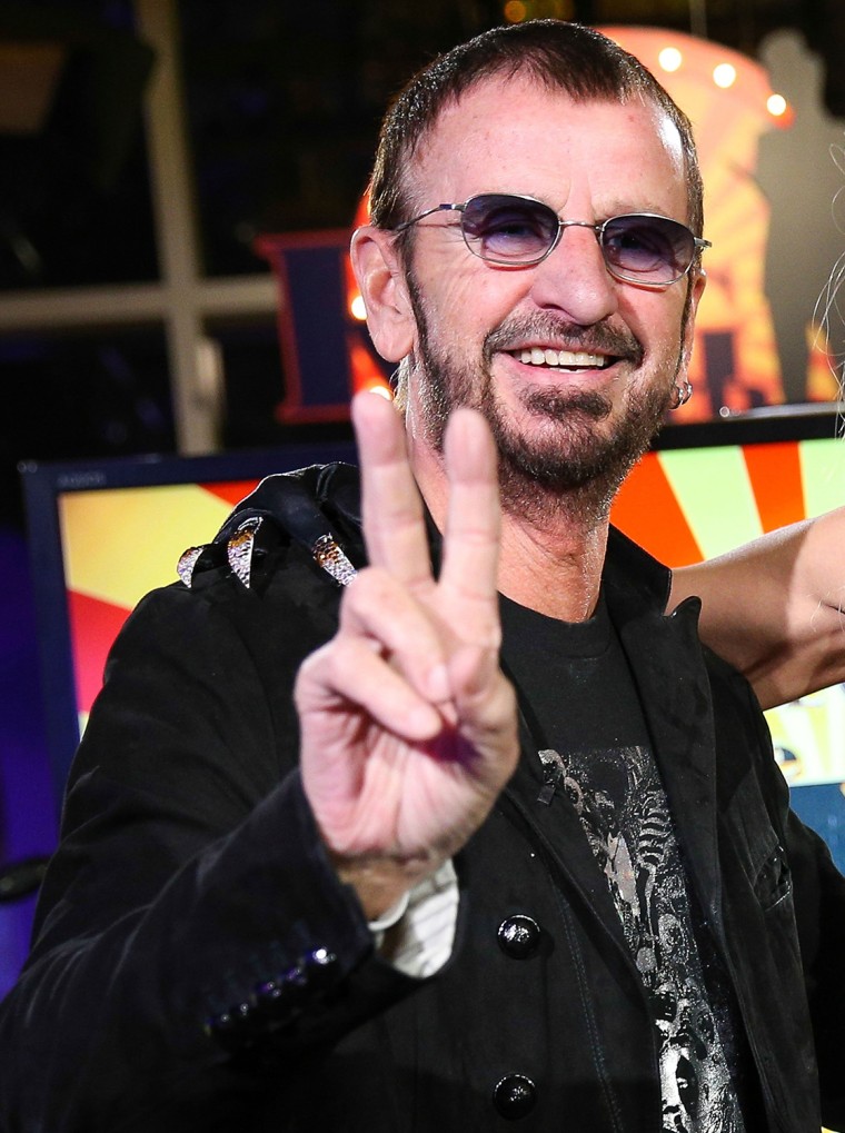 Image: Taping Of Dave Stewart's Show \"The Ringmaster\" With Special Guest Ringo Starr