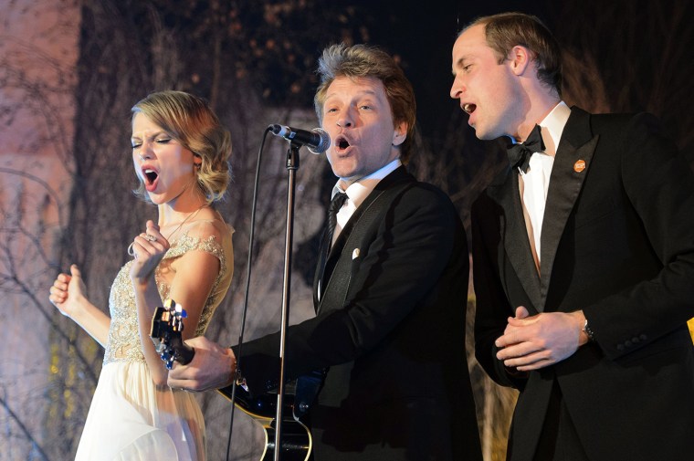 Image: William, Taylor Swift, Jon Bon Jovi
