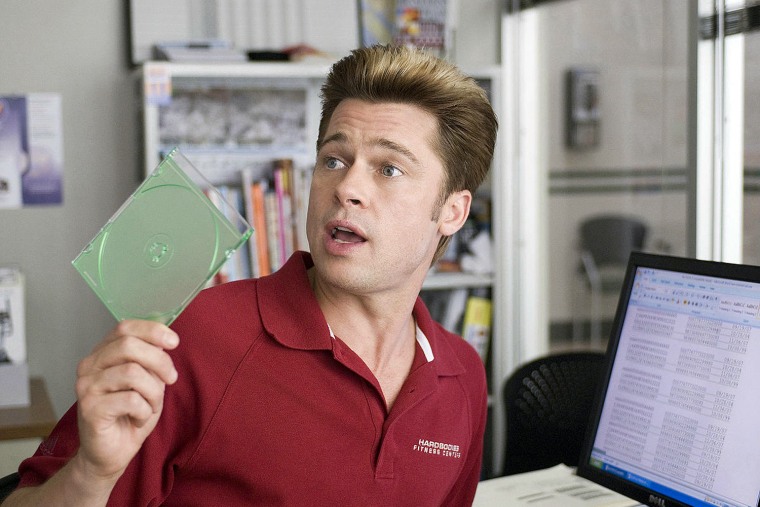 BURN AFTER READING (2008)
Brad Pitt. A disk containing the memoirs of a CIA agent ends up in the hands of two unscrupulous gym employees who attempt to sell it.