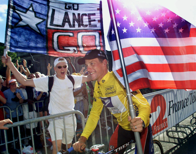 The winner of the 1999 Tour de France American Lan