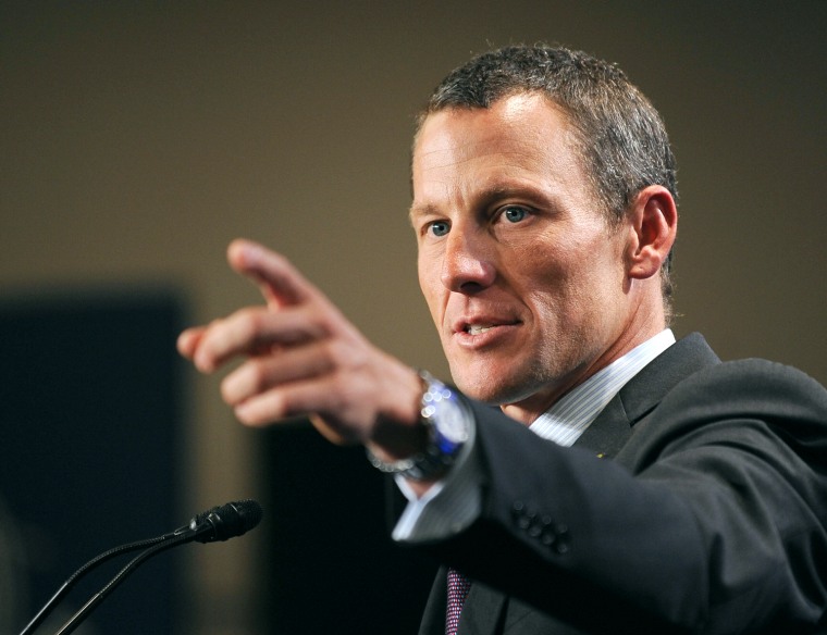 Lance Armstrong, founder and chairman of