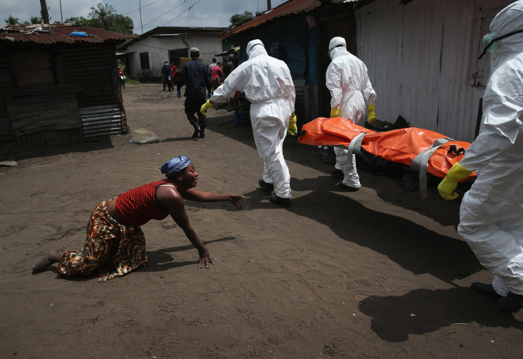 Image: BESTPIX Liberia Races To Expand Ebola Treatment Facilities, As U.S. Troops Arrive