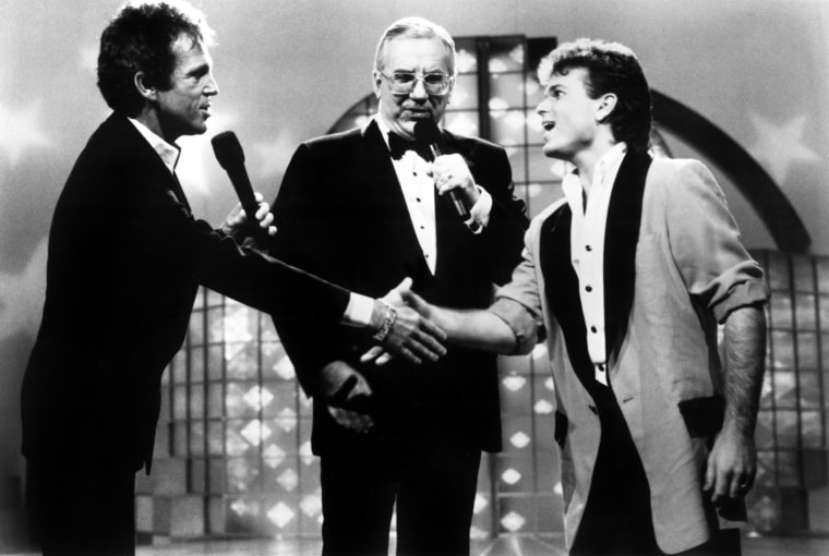 STAR SEARCH, Bobby Vinton, Ed McMahon, Sam Harris (1st Grand Prize Winner, 1984), 1983-95?