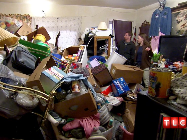 Image: Mound of clutter.