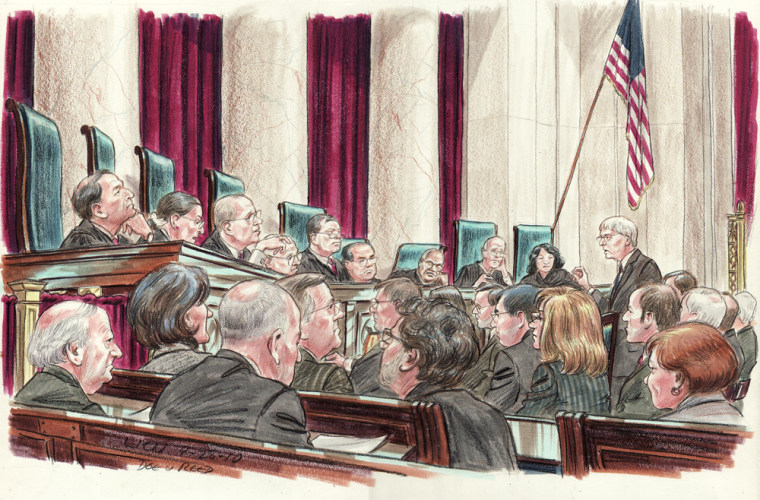 The Supreme Court hears arguments from attorney James Bopp, Jr.