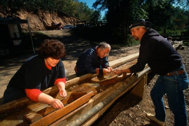 Customers Panning for Gems