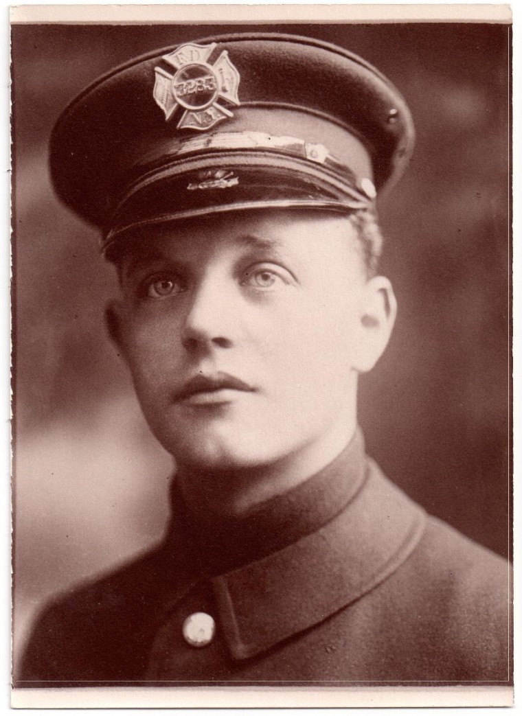 FDNY Captain Walter Marquardt, circa 1920.