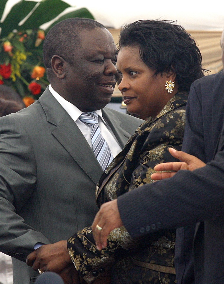 ZIMBABWE-POLITICS-TSVANGIRAI-WIFE
