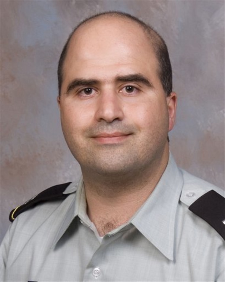 Nidal Malik Hasan, seen in 2007 while at the Uniformed Services University of the Health Sciences.