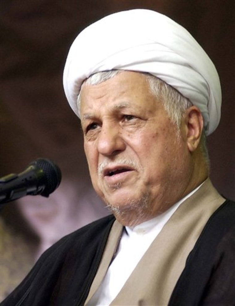 Iran Rafsanjanis Role