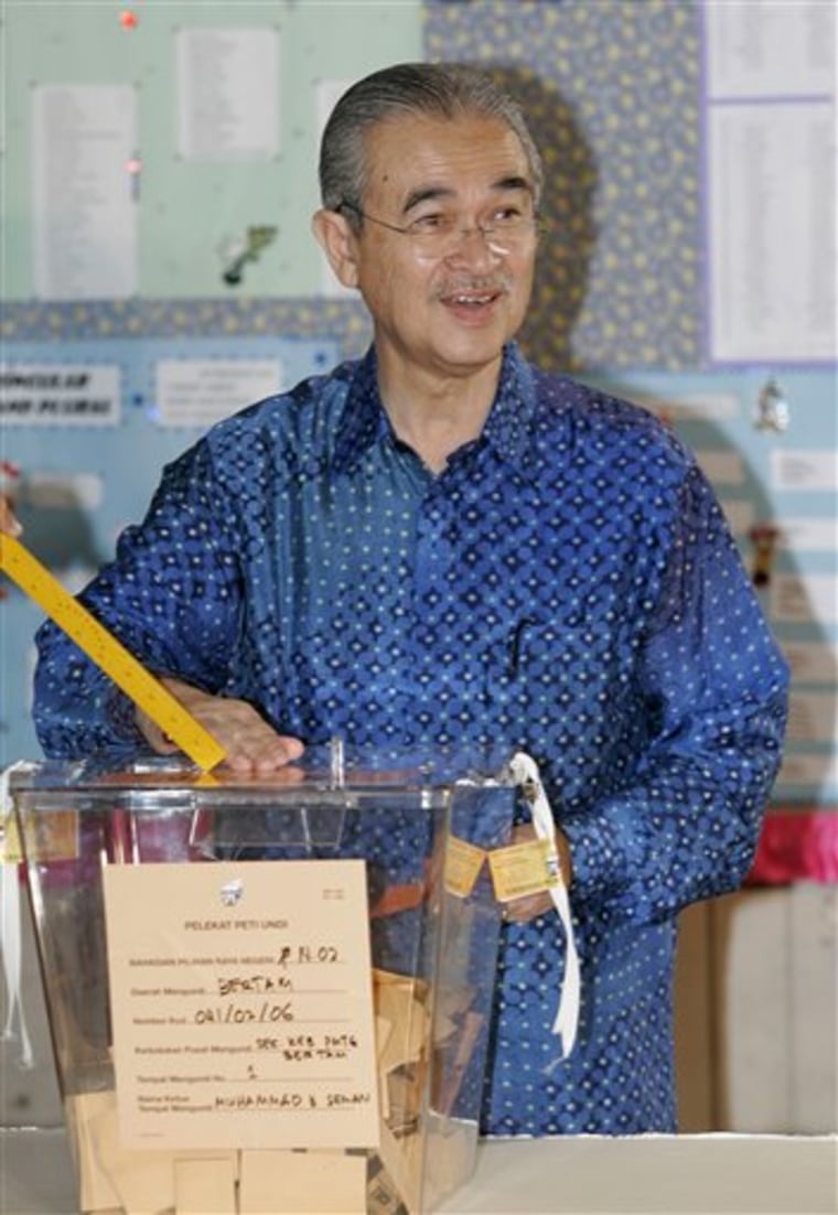 APTOPIX Malaysia Elections