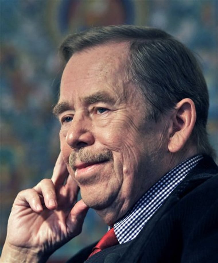 Czech Havel Hospitalized