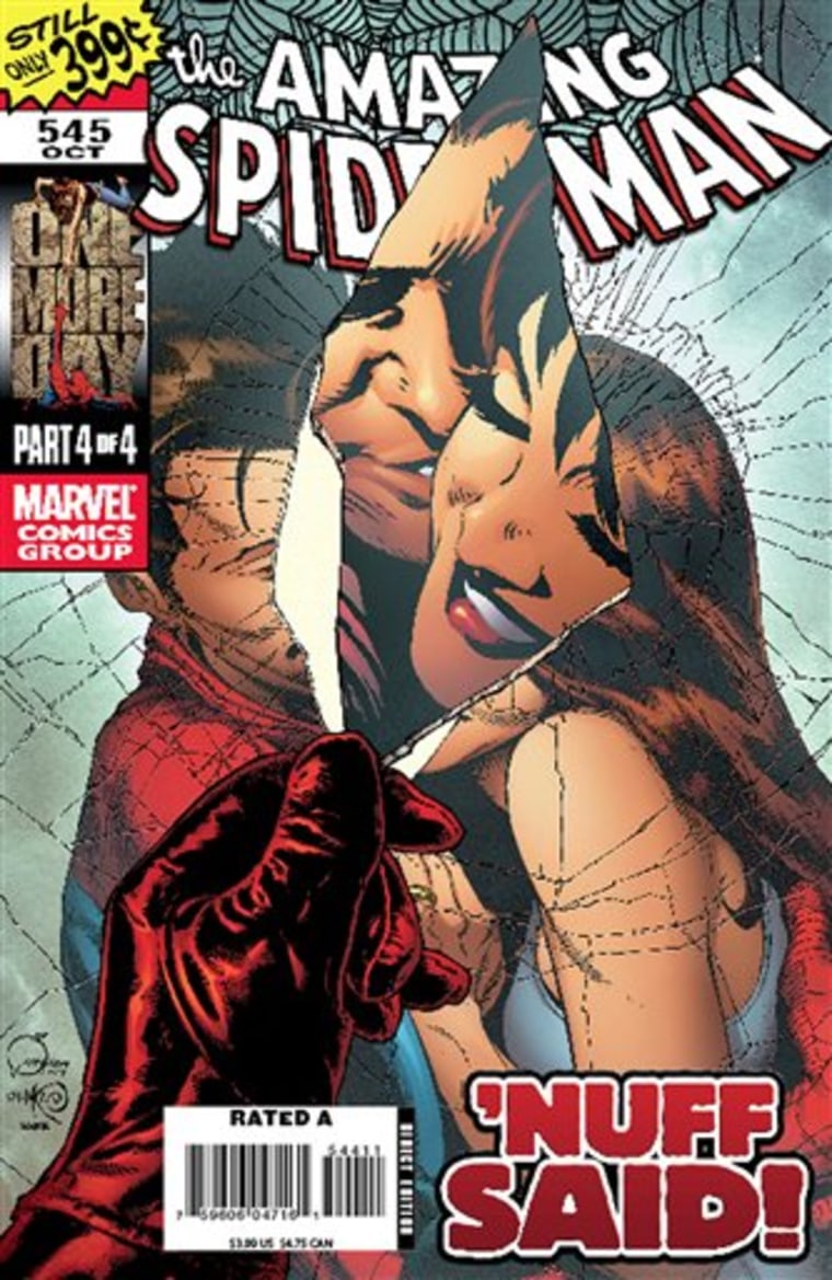 Ad test: After 21 years, Spider-Man's marriage spins apart