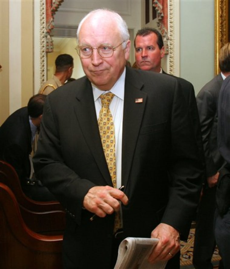 Vice president Dick Cheney is said to have played a big role in opposing Patrick Philbin's promotion to principal deputy solicitor general at the Justice Department.
