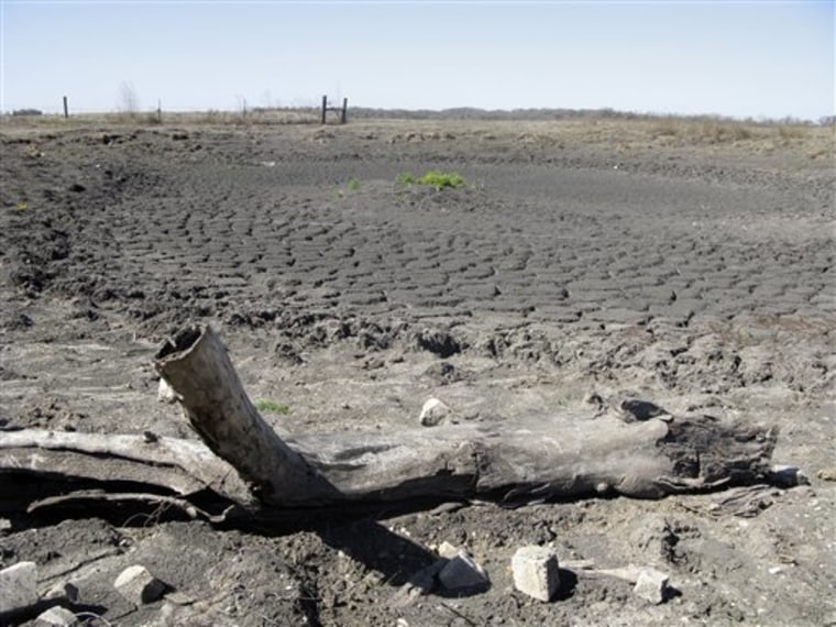 Farm Scene Texas Drought